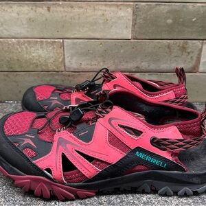 Merrell Capra Rapid Sieve Hiking Shoes Wom Size 9.5Bright Red
